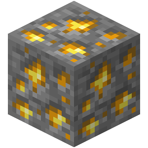 Oro - Mineral en Minecraft