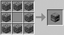 Crafteo de Horno en Minecraft
